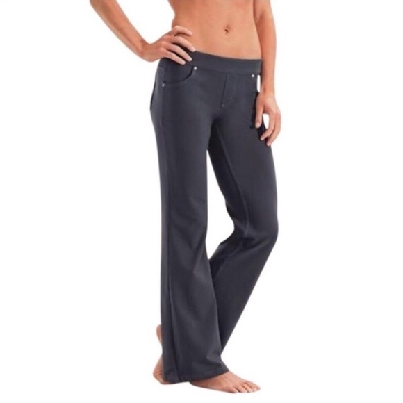 Athleta Pants - Athleta Bettona Classic Stretch Gray Wide Leg Pant